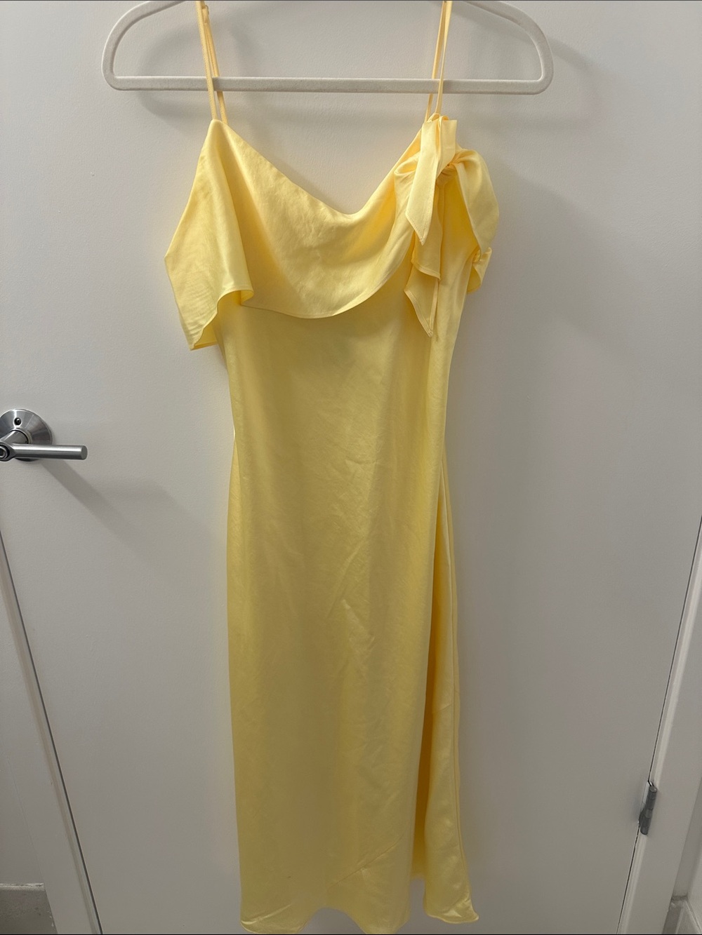 Aritzia Wilfred Yellow Slip Dress | Medium
